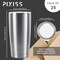 Stainless Steel Tumbler 20oz Double Wall Vacuum Insulated by Pixiss - For Making Epoxy Glitter Tumblers - Also Compatible With Vinyl